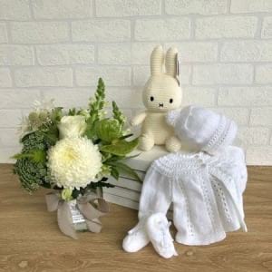 Vintage Baby Hamper White