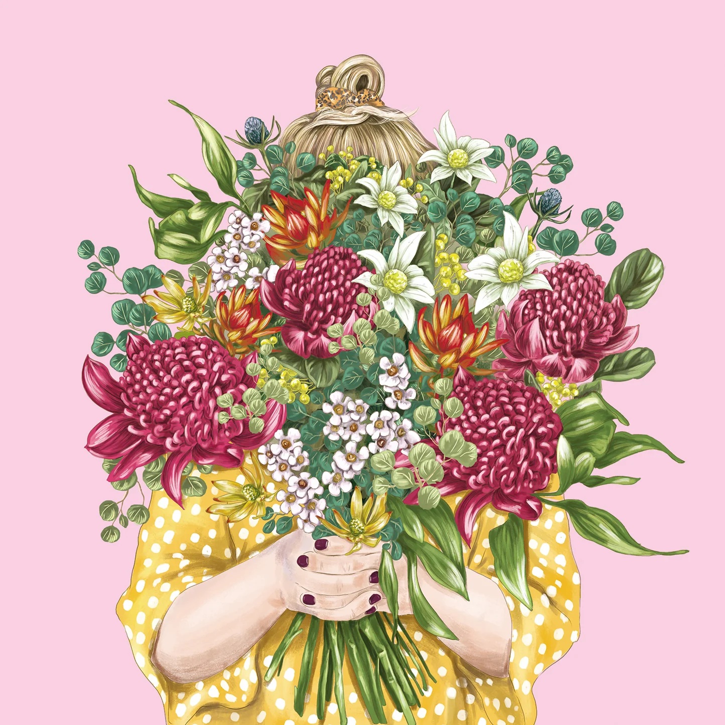 Girl with Bouquet